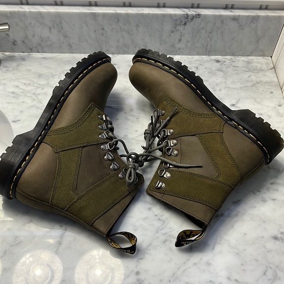 Dr. Martens 1460 Pascal Leather & Suede Lace Up Boots New Size 9 NEW main image 16